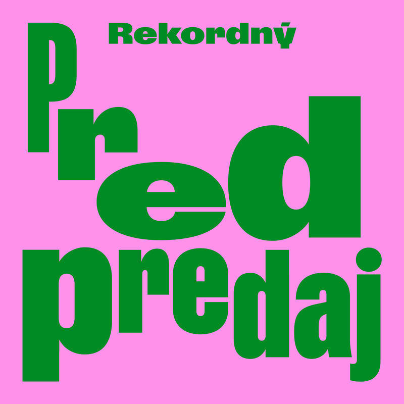 Ďakujeme za rekordný predpredaj lístkov na Pohodu 2025