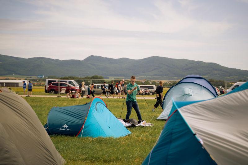 In the Silent Camp less than 50 camping spots remain