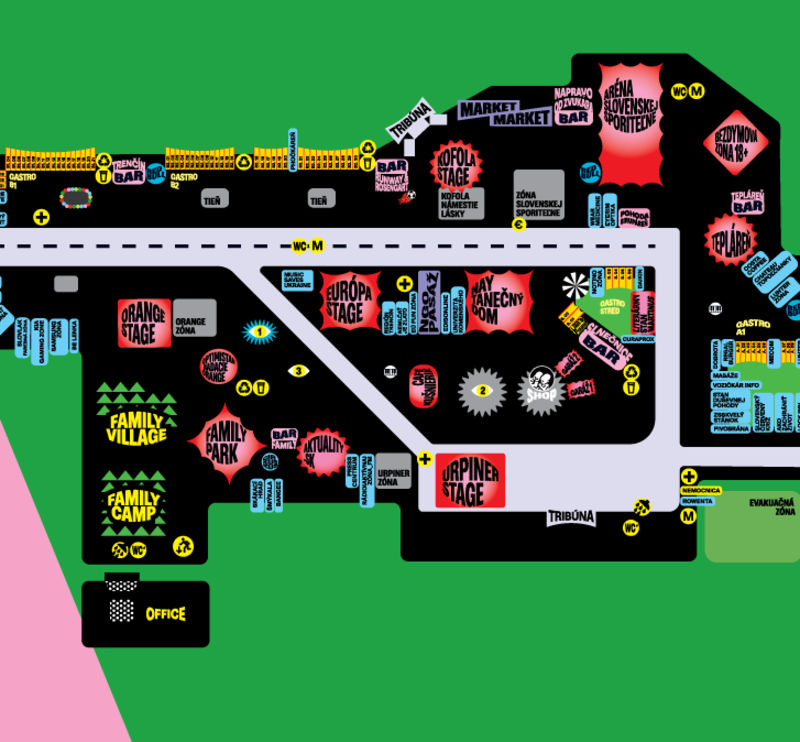 Map of the Pohoda 2024 is out