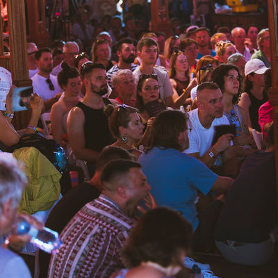 Discussions at Café Európa at Pohoda 2025