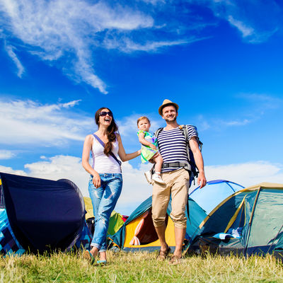 Tent spots in Family Park and Silent Camp